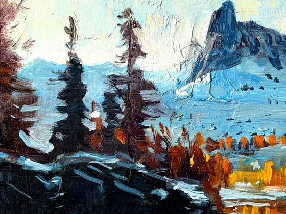 When Autumn Meets the First Snow