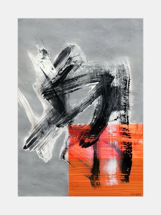 Bright Abstraction on Gray 4