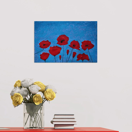 Red poppies
