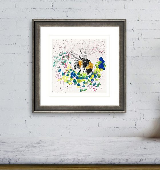 Honey Bee Bumblebee art - To Bee or not to bee