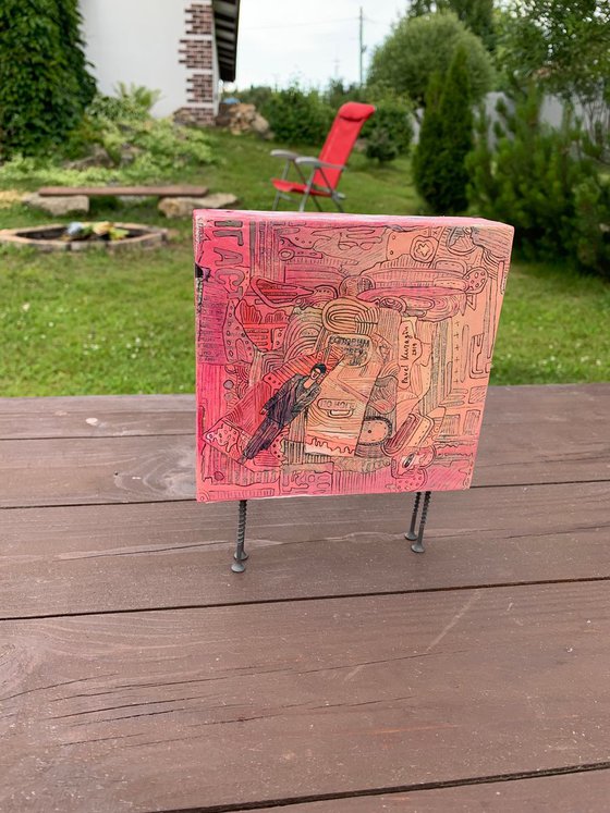 Wood human #16