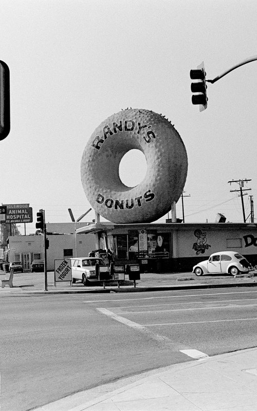 Big Donut, Los Angeles, 1988 by Robert Tolchin
