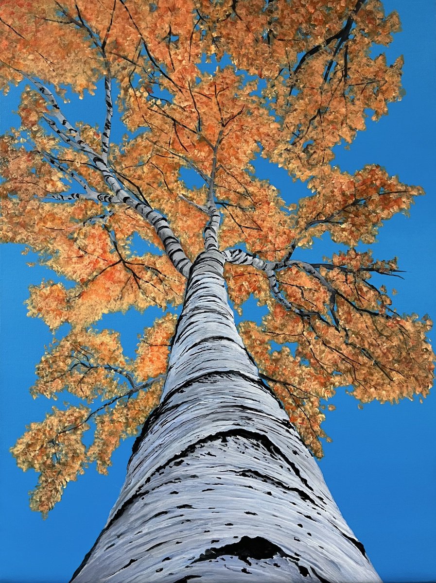 Photorealistic Landscape Oil Painting By Victoria Obolensky, 12 X 16", Ascension, Original Artwork