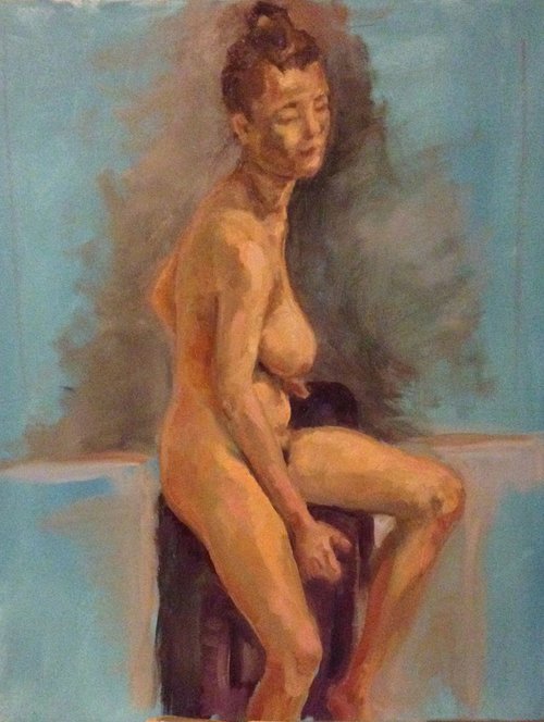 Nude study by Alexander Koltakov
