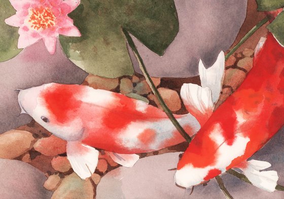 Japanese Joy - Original Watercolour Painting