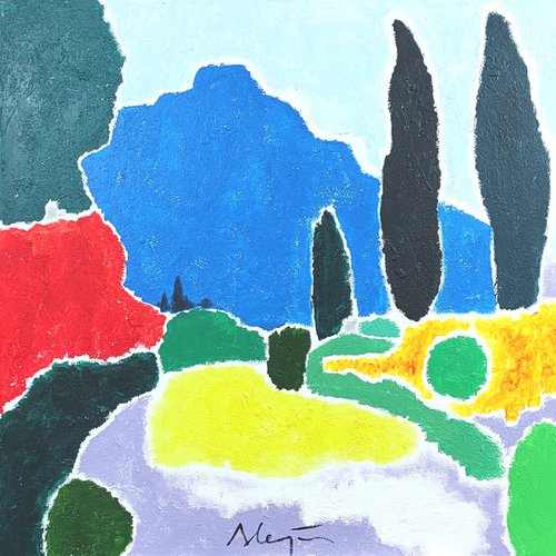 Tribute to Derain (pop, nature, impressionism) by Alejos