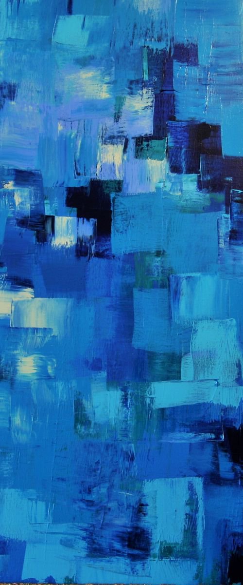 Fractals - Blue by David  Frutko