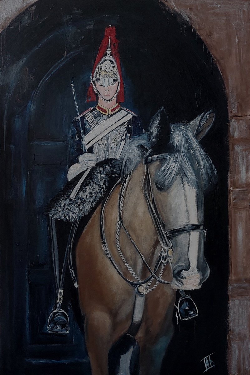 Impressionistic Portrait Oil Painting By Ira Whittaker, 20 X 30, Endurance, Original Artwork