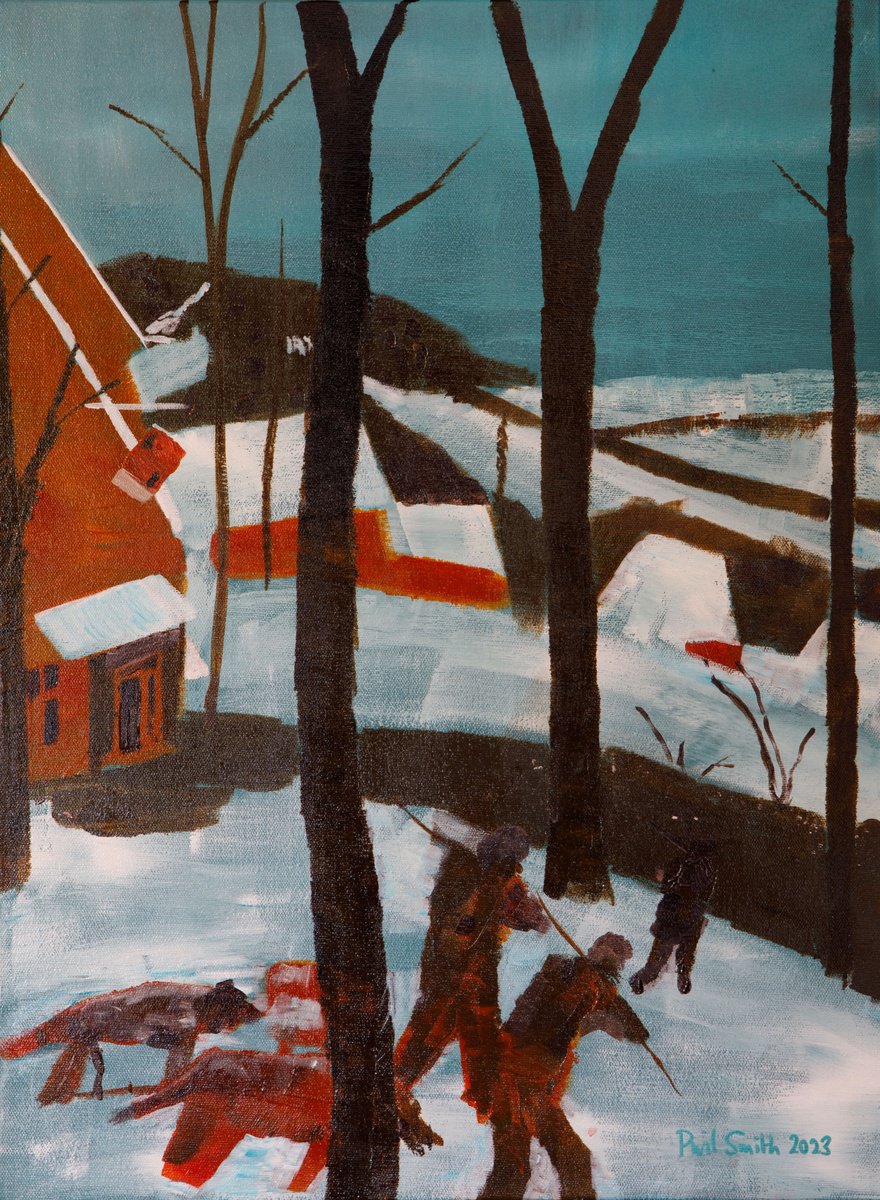  The Hunters By Phil Smith, 18 X 24, Artwork For Sale On Artfinder