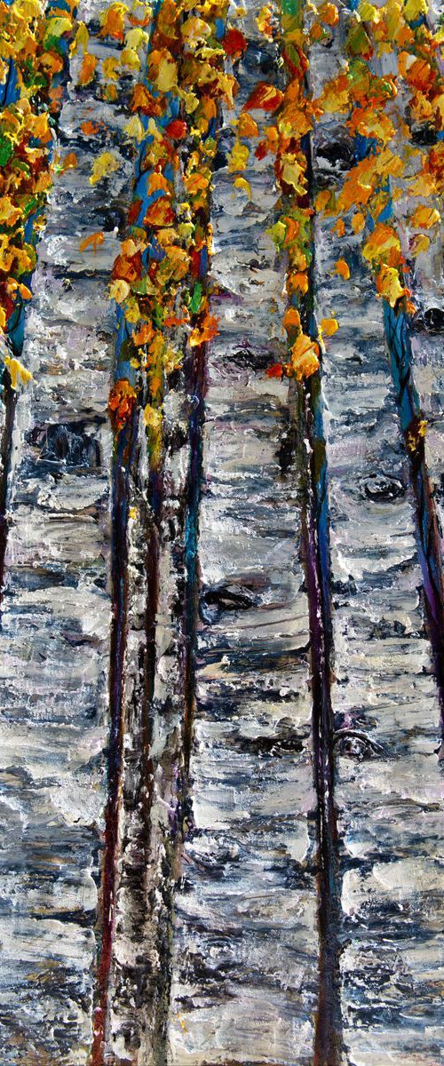 Colorado Woodland by Lena Owens at OLena Art