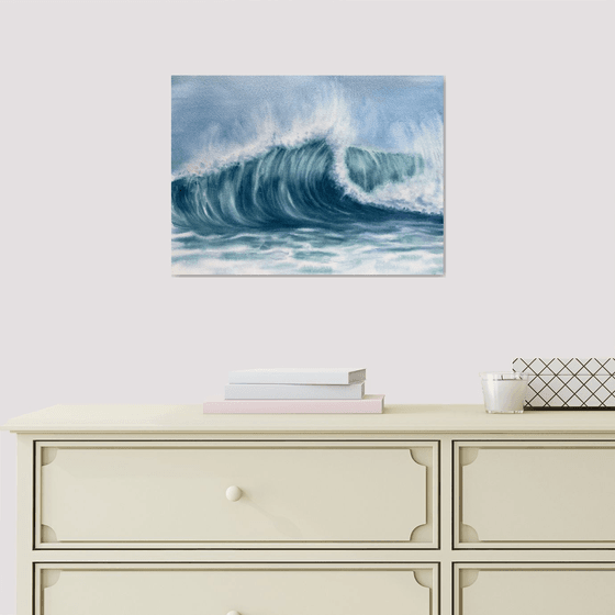 Breaking blue wave