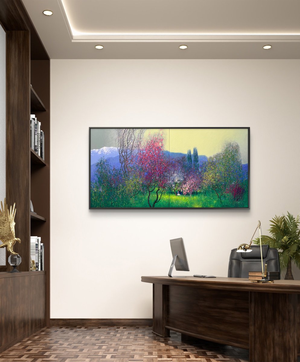 Spring In Italy By Andrii Kovalyk, 59 X 28, Artwork For Sale On Artfinder
