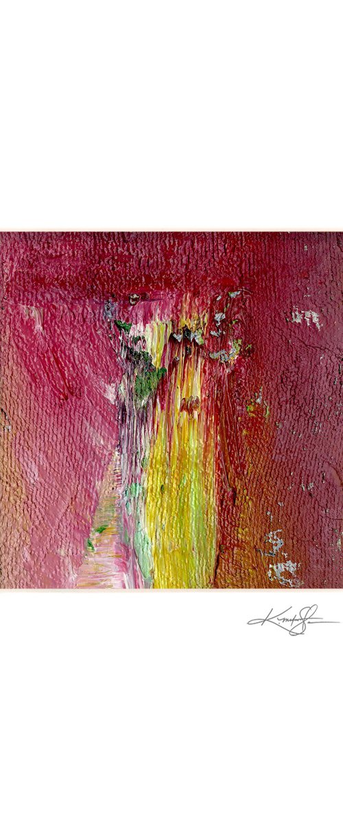 Oil Abstraction 21 - Abstract painting by Kathy Morton Stanion by Kathy Morton Stanion