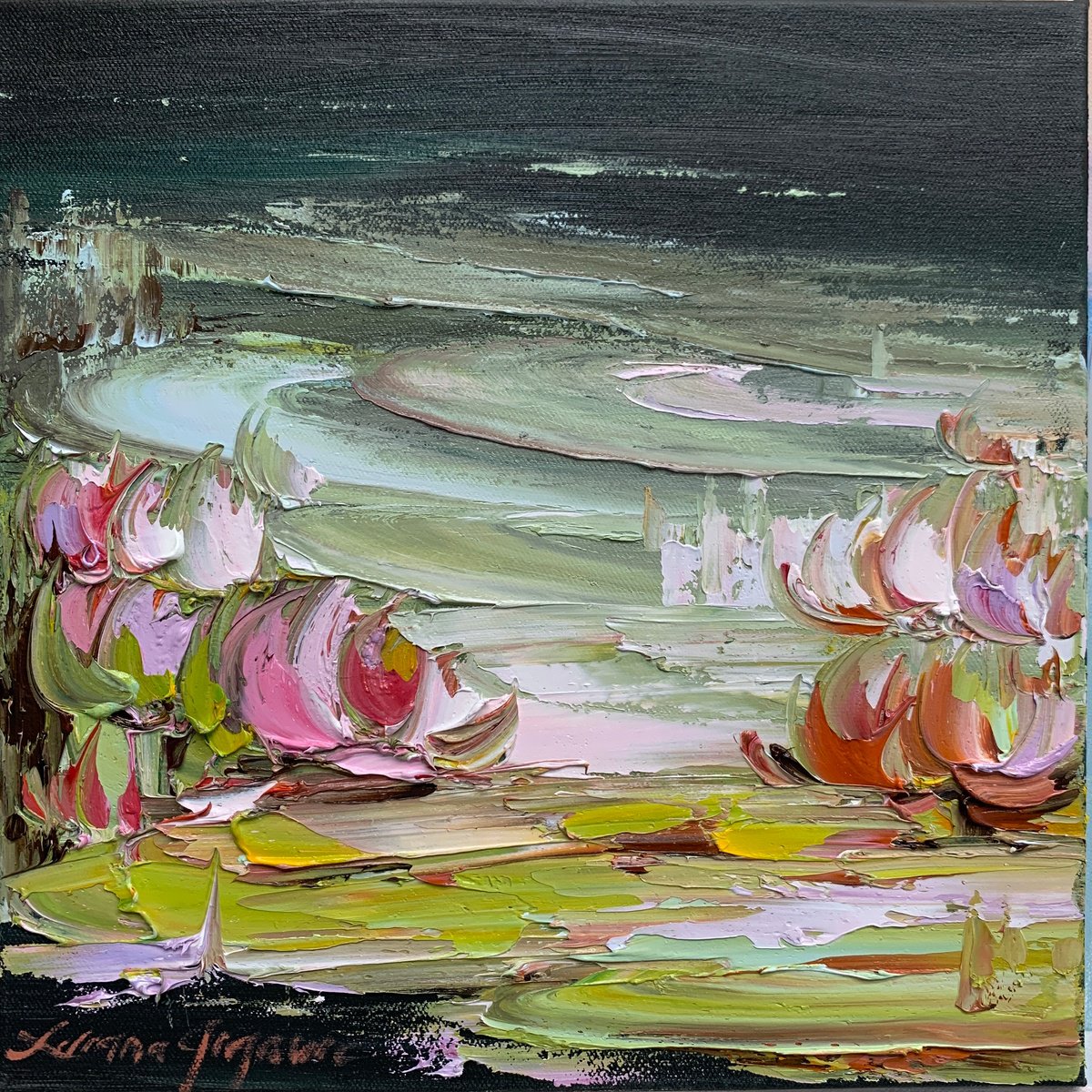 Water lilies No 153 by Liliana Gigovic