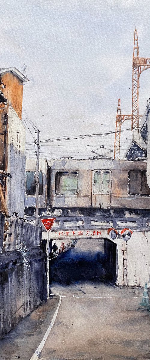 Morning train in Kyoto by Leyla Kamliya