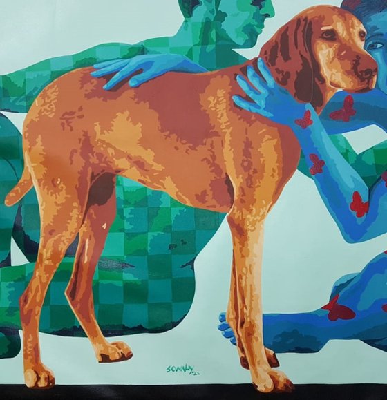 Couple and Dog 2