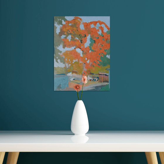 Autumn yard