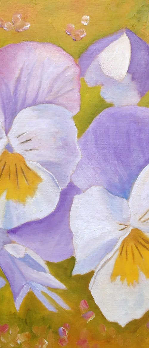 Pansies by Angeles M. Pomata