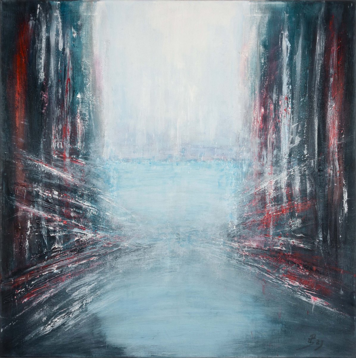 Urban And Pop Painting , City Dreams Ii By Peter Stahr, 32 X 32, Artwork For Sale On Artfinder