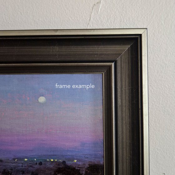 Violet Hues Landscape