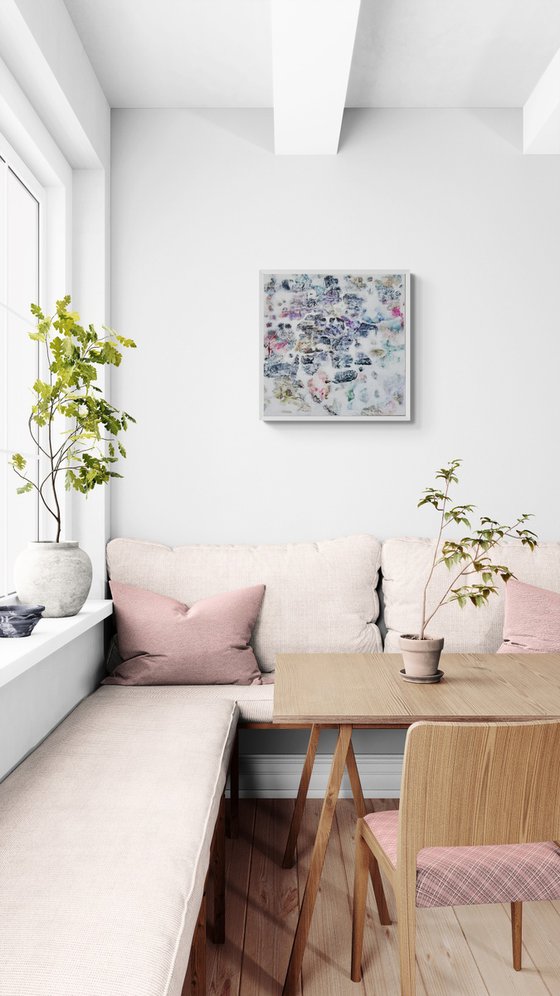 Interwoven Field Abstract Painting