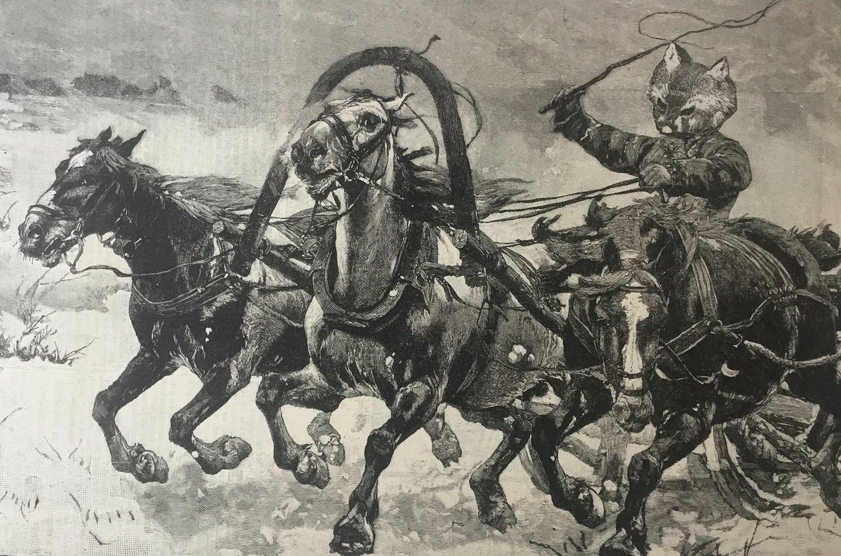 Surrealistic Collage , Team Of Horses By Tudor Evans, 10 X 7, Artwork For Sale On Artfinder