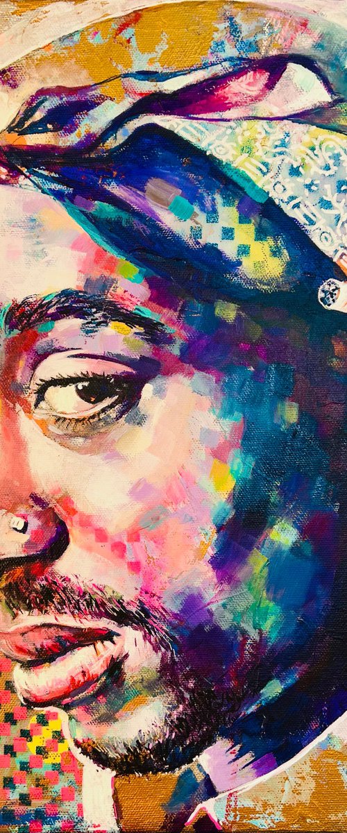 Iconic - Tupac Shakur by Kirsten Todd
