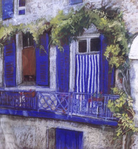 Blue Shutters in France