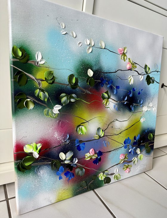 Floral Whirl I