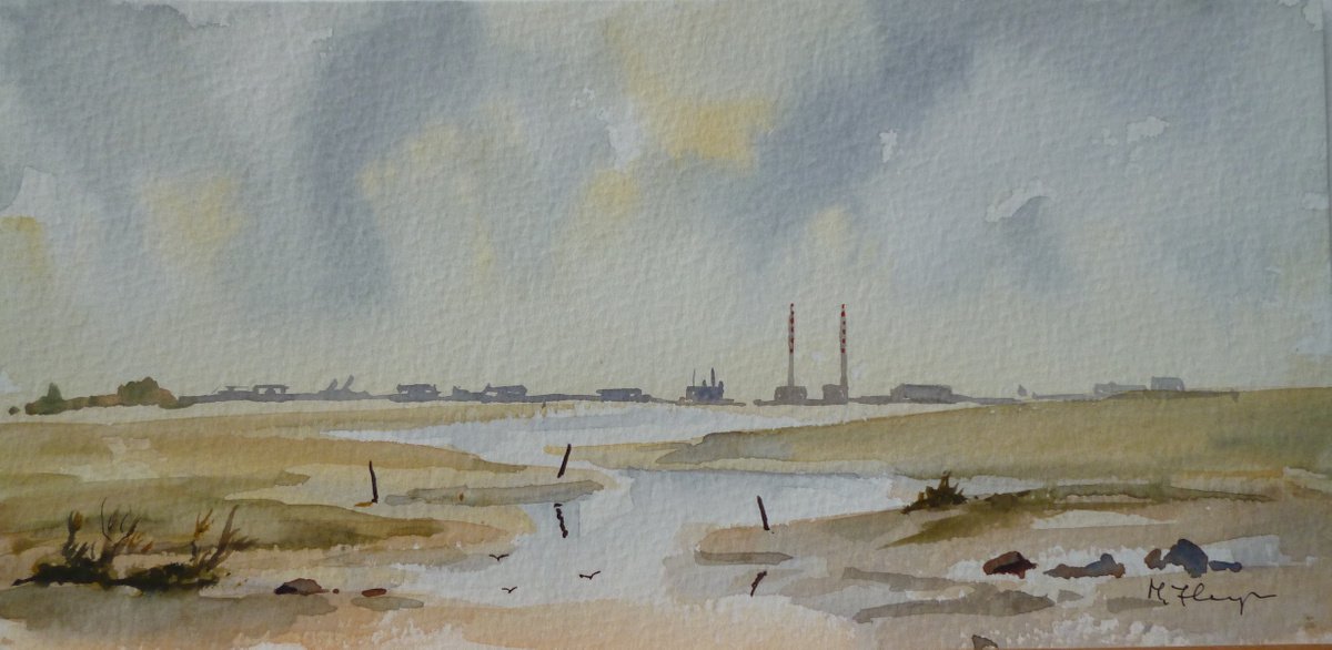Low Tide at Clontarf by Maire Flanagan