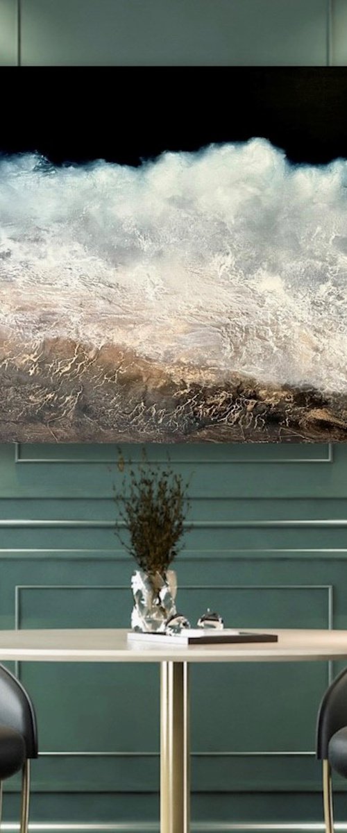 Ice age - Large Abstract - 80cm x 100cm by Jonesy