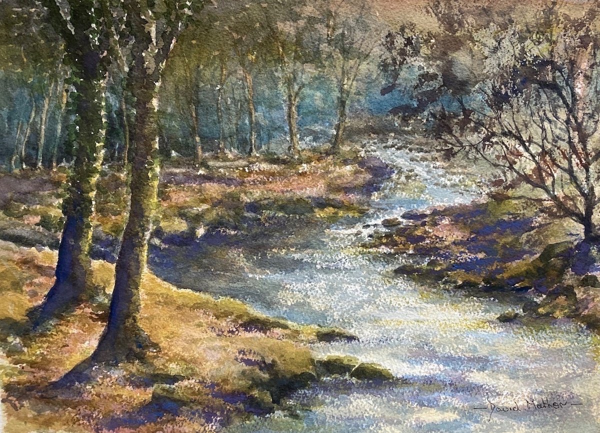 Meavy river Dartmoor by David Mather