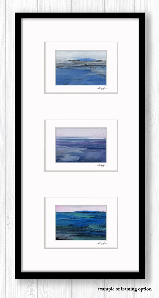 Journey Collection 5 - 3 Landscape Paintings by Kathy Morton Stanion