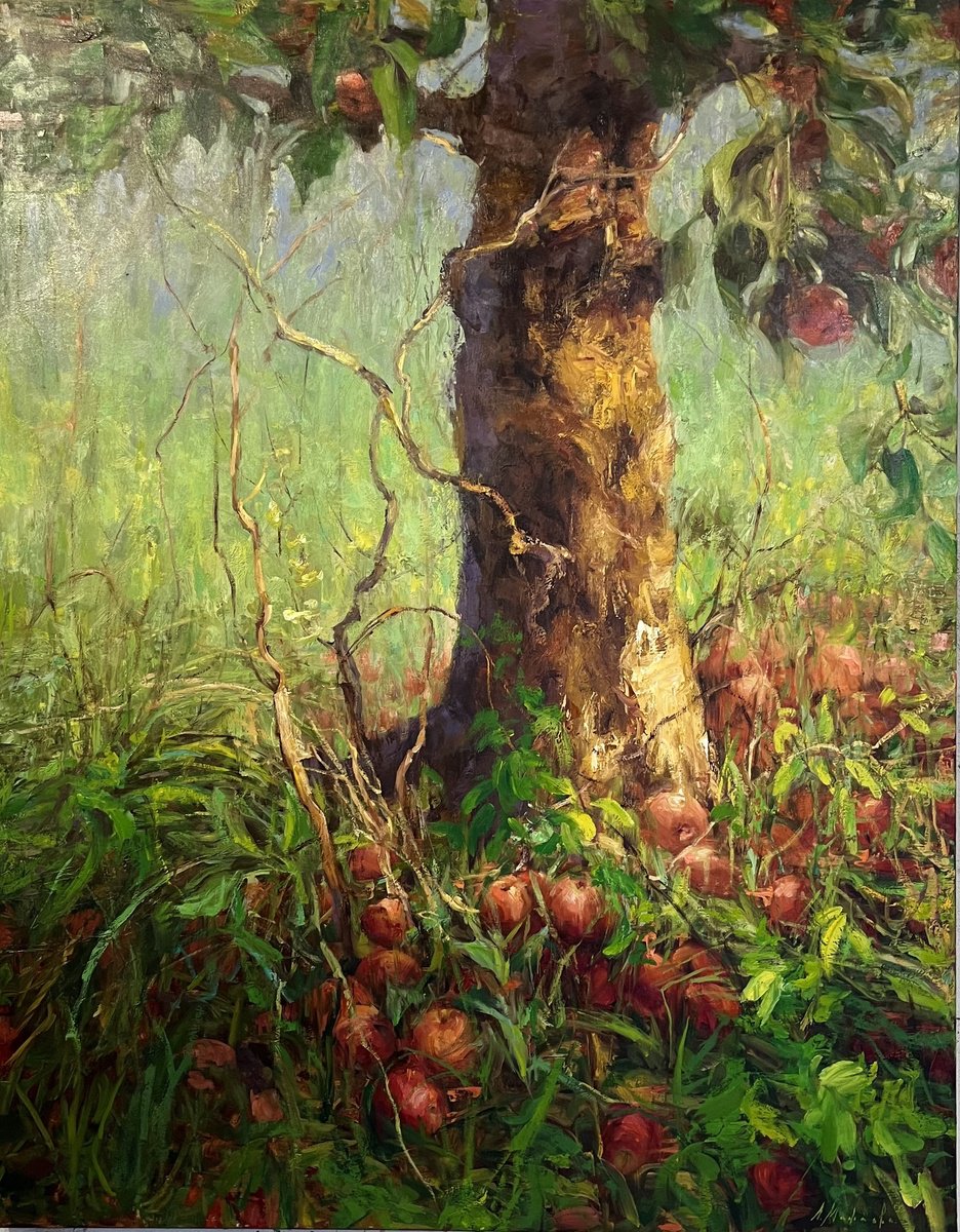 Tree Of Abundance By Elena Mashajeva-Agraphiotis, 45 X 58, Artwork For Sale On Artfinder