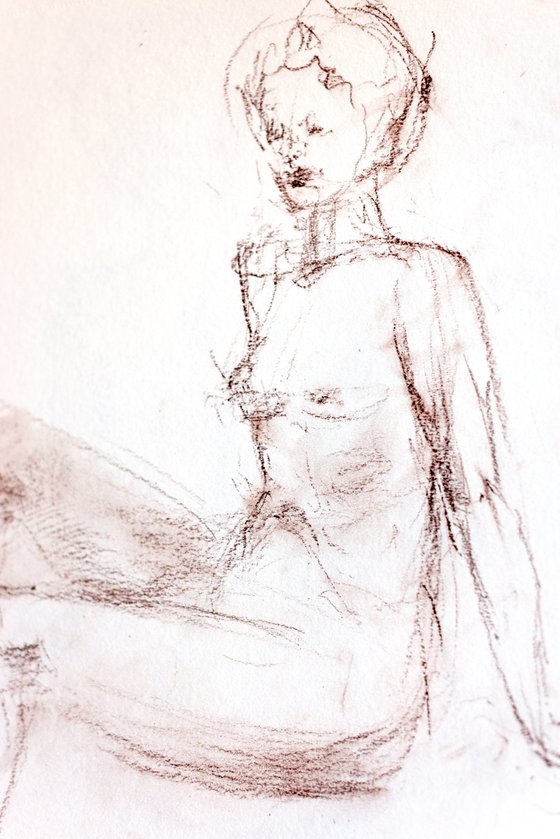 Seated Figure Sketch