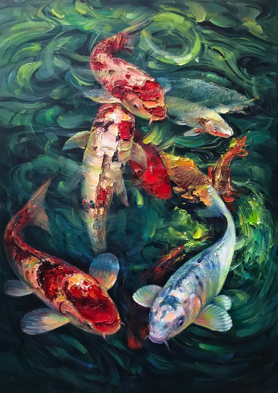 "Koi Pond" by Artem Grunyka