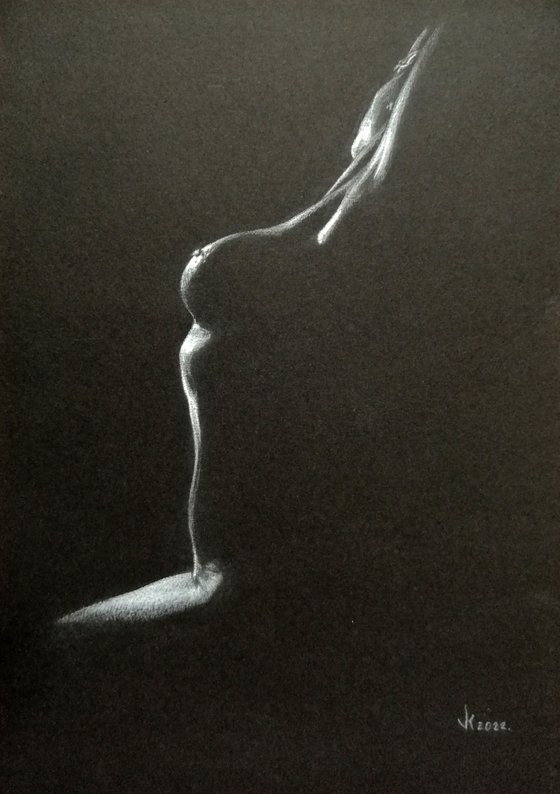 Nude noir #254 (21X29)cm