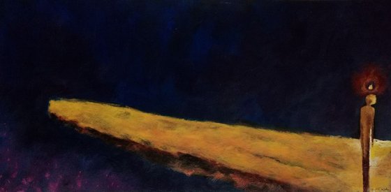 The Edge. Original painting