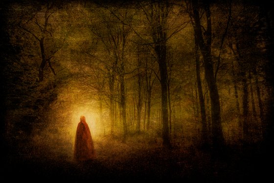 The Lady in the hooded cape