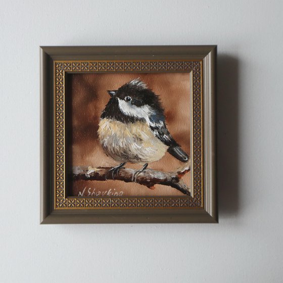 Bird Small Painting Framed