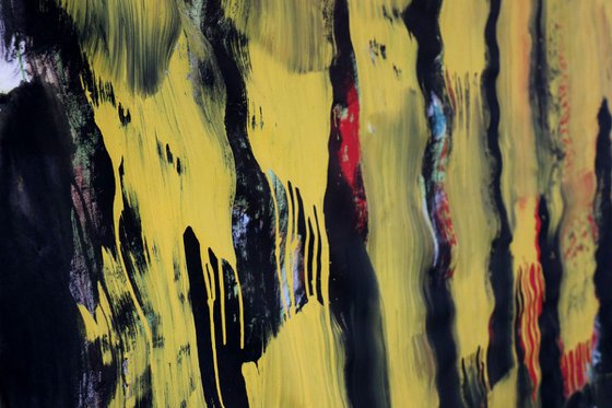 WILD "YELLOW/BLACK"  110x205cm