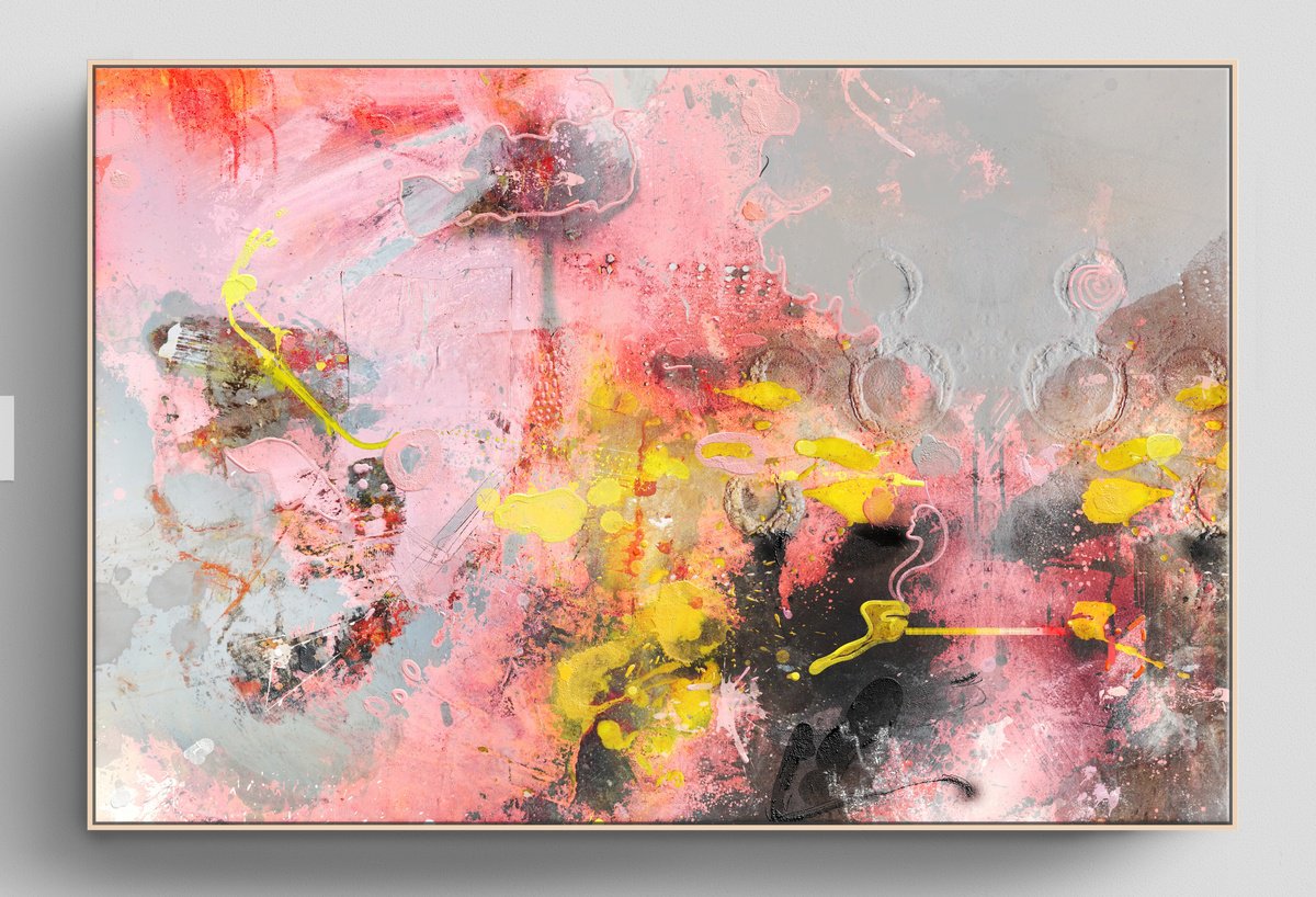 Organic Abstract Giclee Print By Adriano Ribeiro, 19 X 13, Up Taurus, Original Artwork