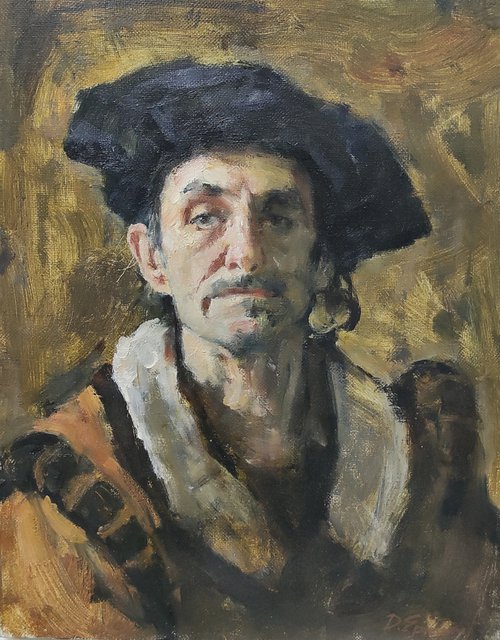 Portrait of a Spaniard by Dmitrii Ermolov