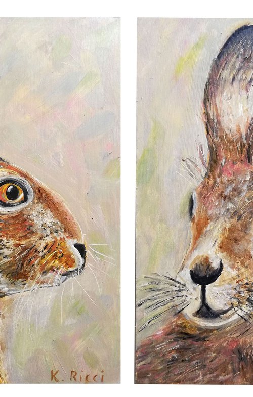 Rabbit's Portraits by Katia Ricci