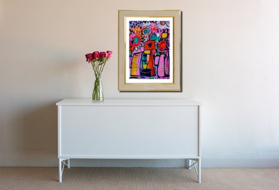 Still Life with Orange Vase II