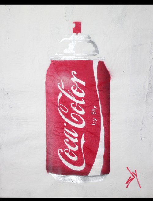 Cocacolor (on plain paper). by Juan Sly