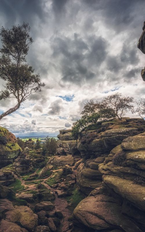 Brimham rocks in the Yorkshire dales England UK by Paul Nash