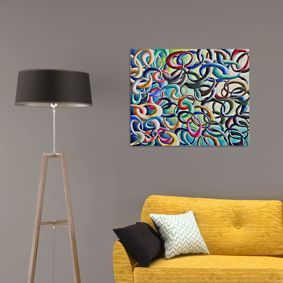 Cadena de favores . Chain of favors.