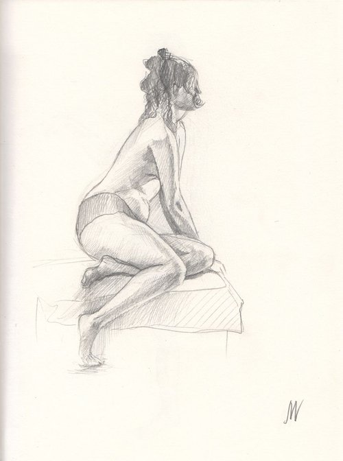 Sketch of Human body. Woman.35 by Mag Verkhovets