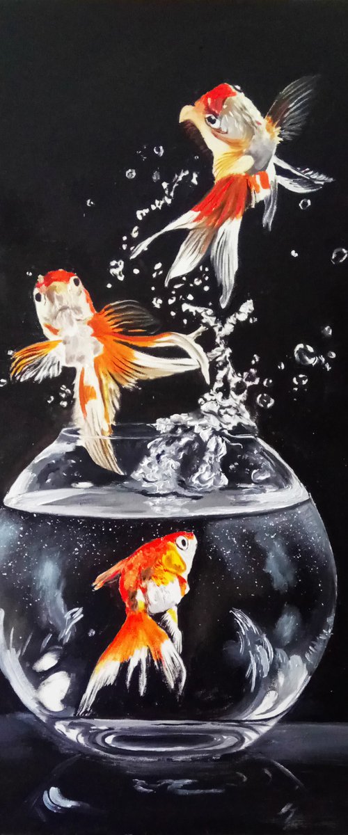 Fish Dance by Valeriia Radziievska